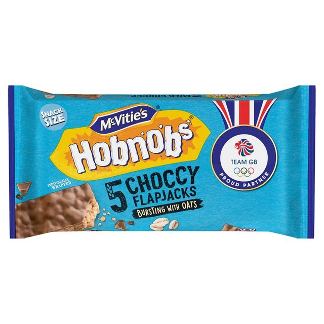 Mcvitie's Chocolate Hobnobs Flapjack 5 Per Pack