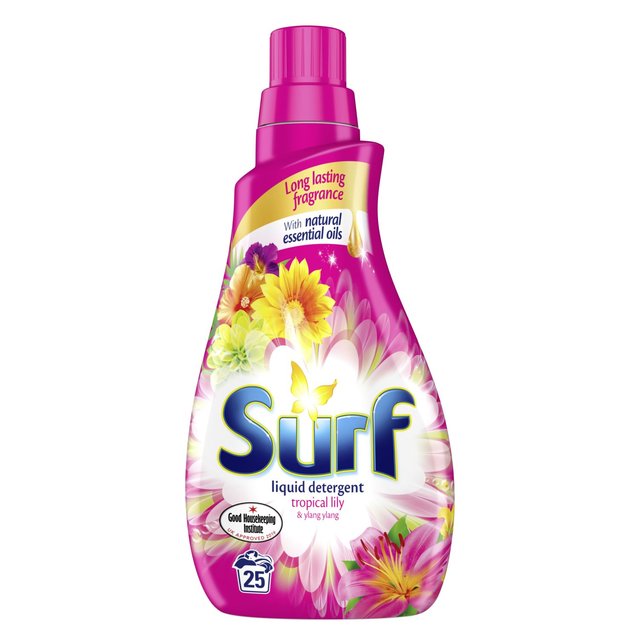 Surf 25 Wash Tropical Lily Laundry Washing Liquid 875ml - 30.8fl oz