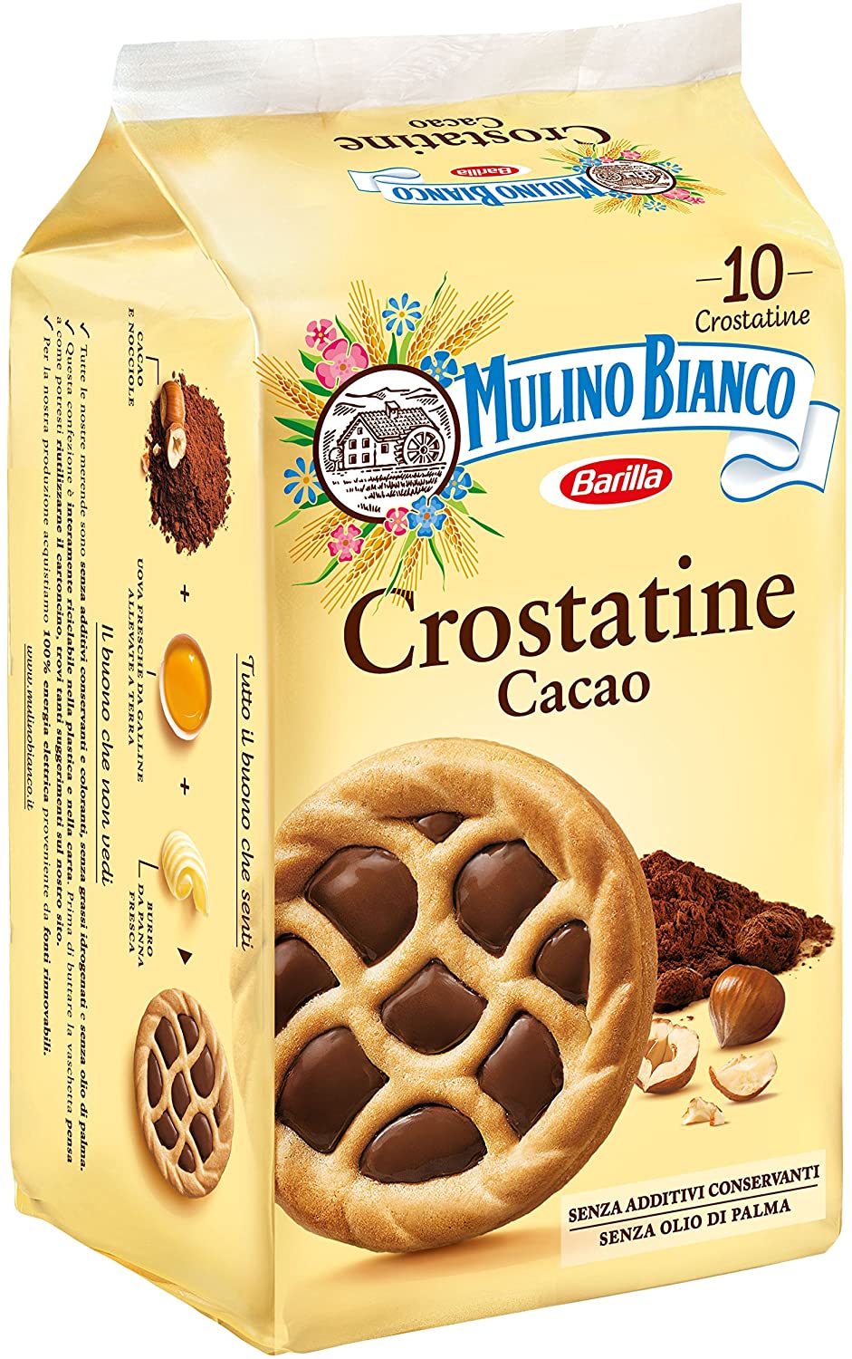 Mulino Bianco Crostatina With Cocoa Cream 400g - 14.1oz