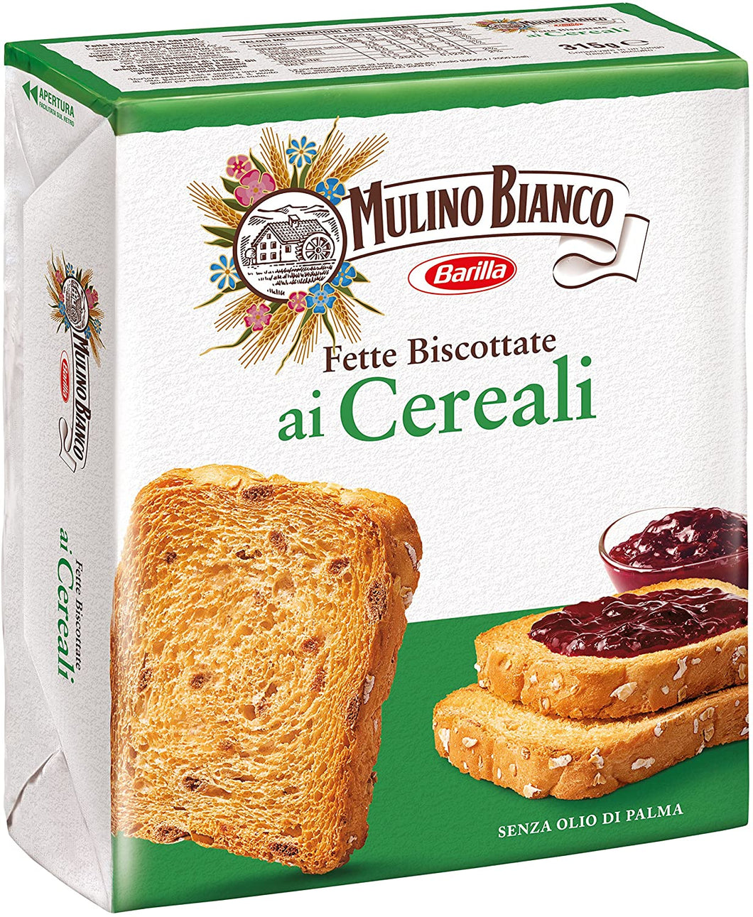 Mulino Bianco Armonie Fette Biscottate Cereals Rusks 315g - 11.11oz