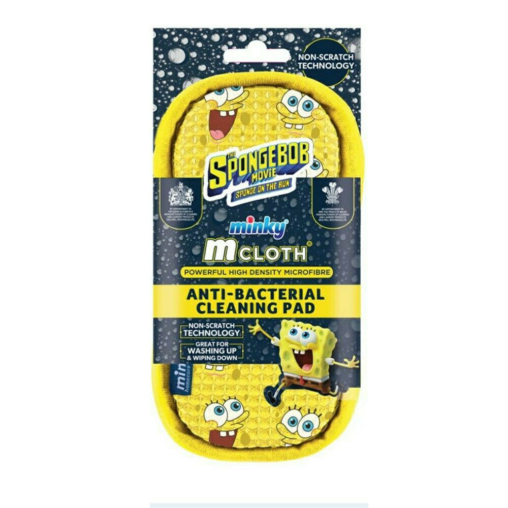 Minky M Cloth Spongebob Anti-Bacterial Cleaning Pad