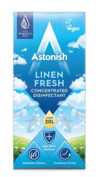 Astonish Linen Fresh Concentrated Disinfectant 500ml - 16.9fl oz