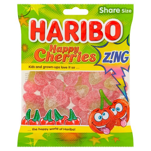 Haribo Sour Cherries Sweet Bag 160g - 5.6oz