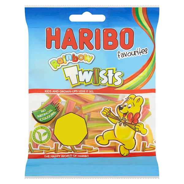 Haribo Favourites Rainbow Twists 70g - 2.4oz