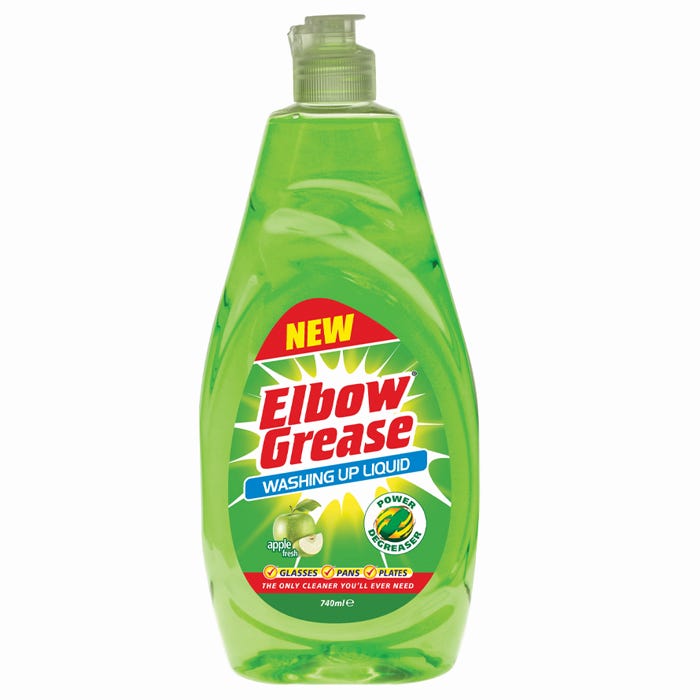 Elbow Grease Apple Scented Washing Up Liquid 740ml - 25fl oz