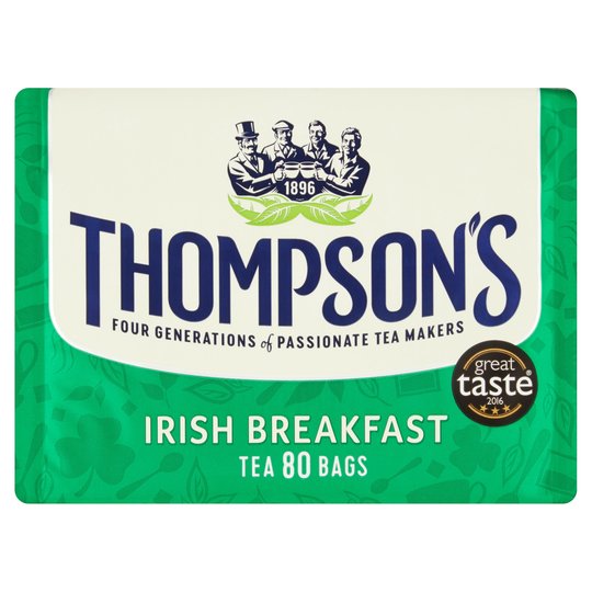 Thompsons Punjana Irish Breakfast 80 Tea Bags