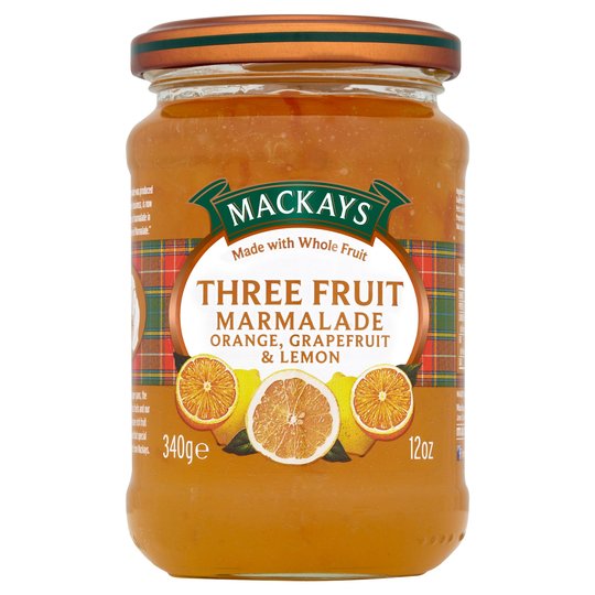 Mackays Three Fruit Marmalade 340g - 11.9oz