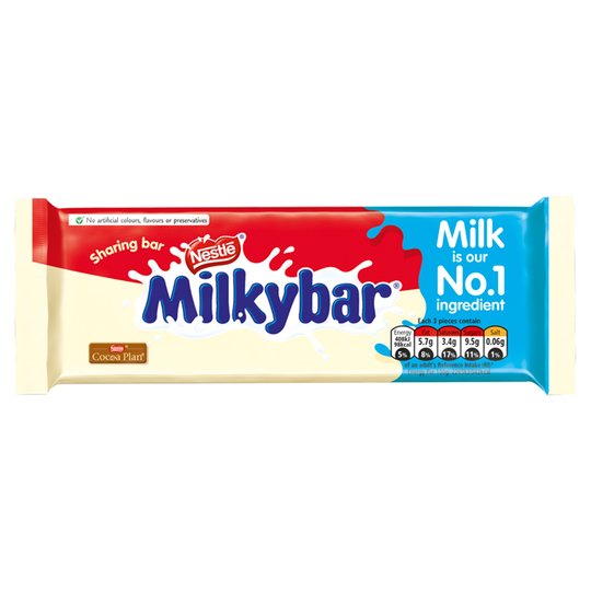 Milkybar White Chocolate Sharing Bar 90g - 3.1oz