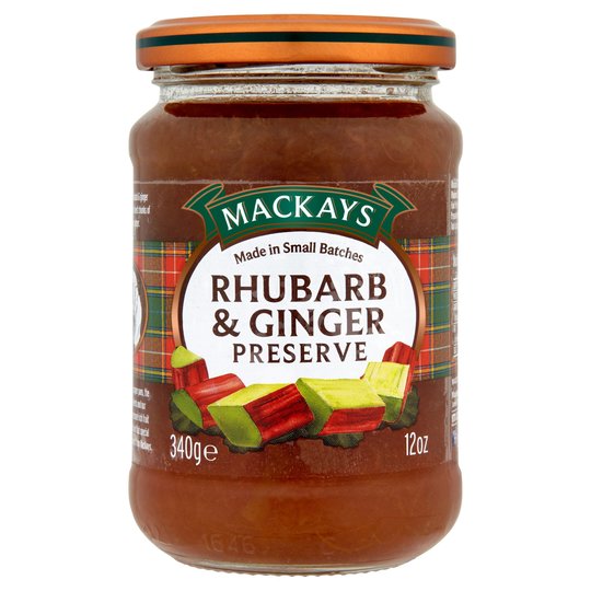Mackays Rhubarb & Ginger Preserve 340g - 11.9oz