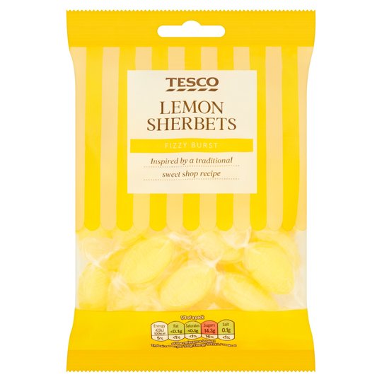 Tesco Lemon Sherberts 200g - 7oz
