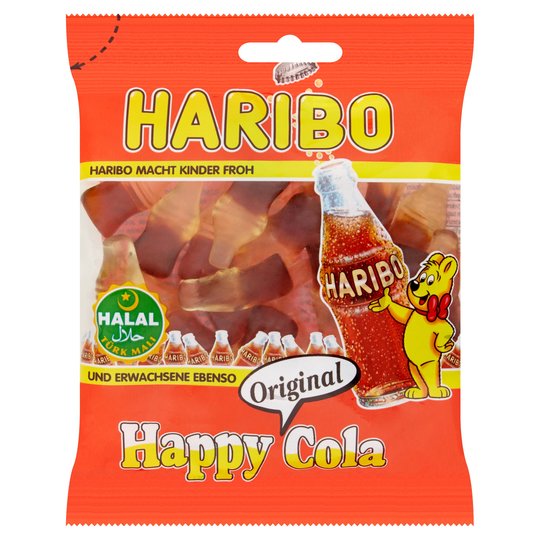 Haribo Halal Happy Cola Original 100g - 3.5oz
