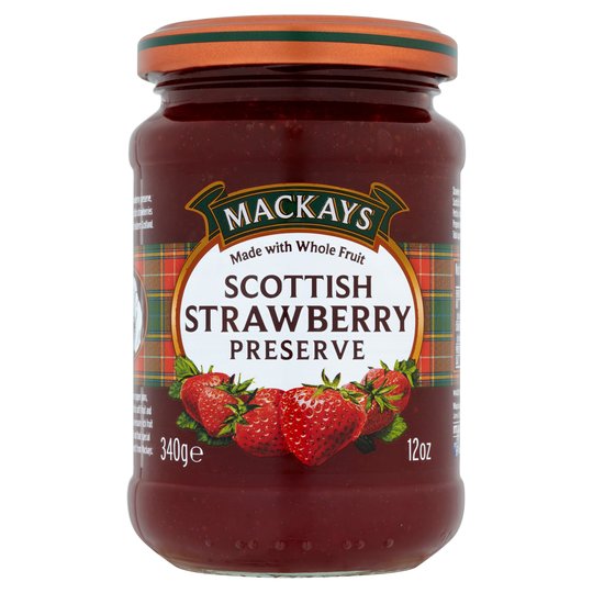 Mackays Scottish Strawberry Preserve 340g - 11.9oz